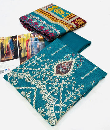 Salina Cutwork Khaddar 3pc Salina By Regali🔵
