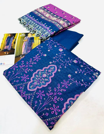 Salina Cutwork Khaddar 3pc Salina By Regali🟣