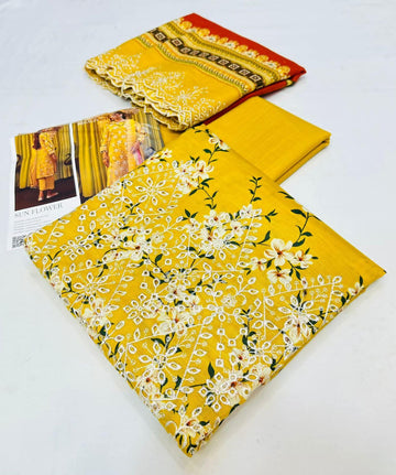Salina Cutwork Khaddar 3pc Salina By Regali🟡