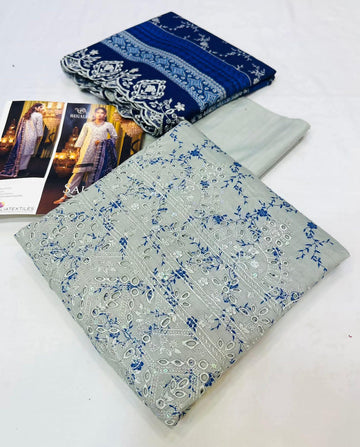 Salina Cutwork Khaddar 3pc Salina By Regalia⚪