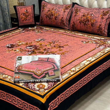 3D PANAL BEDSHEET CRYSTAL COTTON