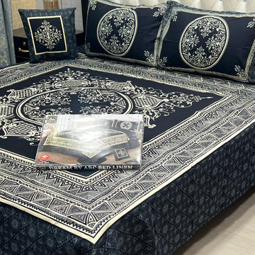 3D PANAL BEDSHEET CRYSTAL COTTON